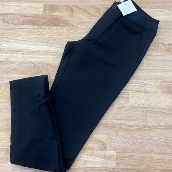 Kate Spade Black Ribbon Pants, Kids Size 12 - Picture 7 of 9